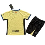 Segunda Conjunto De Niños Barcelona 2025 2026 Amarillo Negro