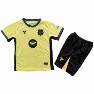 FC Barcelona Niños Conjunto 2025 2026 Segunda Amarillo - Equipacion Fc Barcelona Niños | tiendasdefutboles