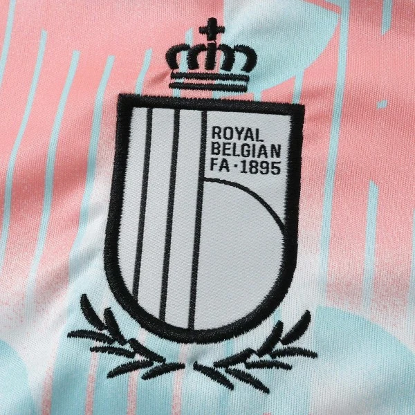 Segunda Conjunto De Niños Bélgica 2026 Rosa Bélgica Niños Conjunto 2026 Segunda Rosa - Bélgica Niños Barata | tiendasdefutboles