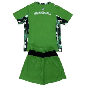 Borussia Mönchengladbach Niños Conjunto 2025 2026 Segunda Verde - Tuta Borussia Mönchengladbach Niños | tiendasdefutboles