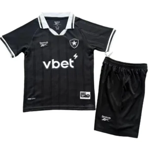 Botafogo Niños Conjunto 2025 2026 Segunda Negro - Tuta Botafogo Niños | tiendasdefutboles