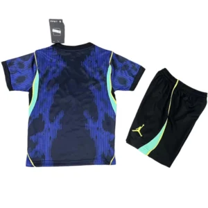 Brasil Niños Conjunto 2026 Segunda Azul - Equipacion Brasil Niños | tiendasdefutboles