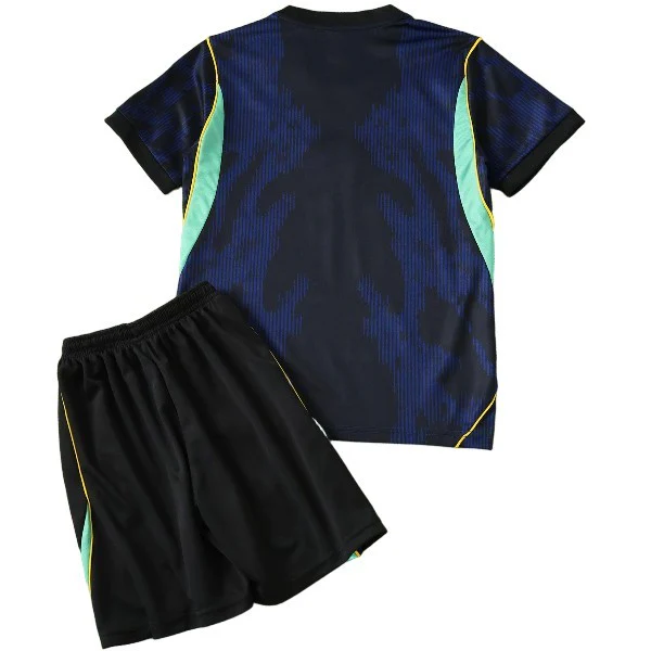 Segunda Conjunto De Niños Brasil 2026 Azul Brasil Niños Conjunto 2026 Segunda Azul - Equipacion Brasil Niños | tiendasdefutboles