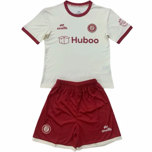 Segunda Conjunto De Niños Bristol City 2024 2025 Blanco Bristol City Niños Conjunto 2024 2025 Segunda Blanco - Tuta Bristol City Niños | tiendasdefutboles