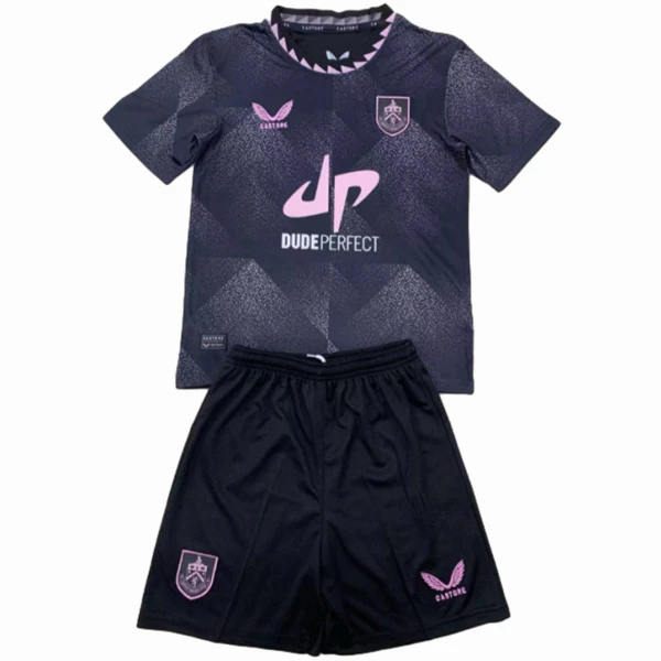 Segunda Conjunto De Niños Burnley 2024 2025 Negro Burnley FC Niños Conjunto 2024 2025 Segunda Negro - Tuta Burnley FC Niños | tiendasdefutboles