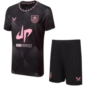 Burnley FC Niños Conjunto 2024 2025 Segunda Negro - Tuta Burnley FC Niños | tiendasdefutboles