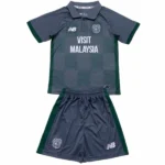 Segunda Conjunto De Niños Cardiff City 2024 2025 Gris