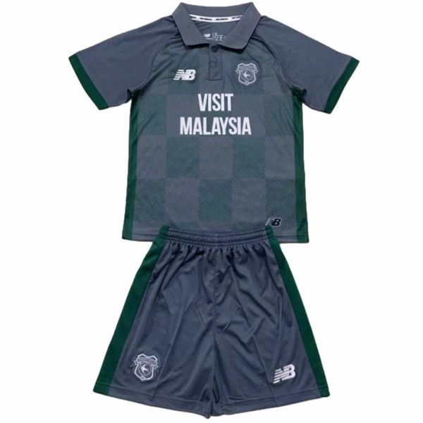 Segunda Conjunto De Niños Cardiff City 2024 2025 Gris Cardiff City Niños Conjunto 2024 2025 Segunda Gris - Tuta Cardiff City Niños | tiendasdefutboles