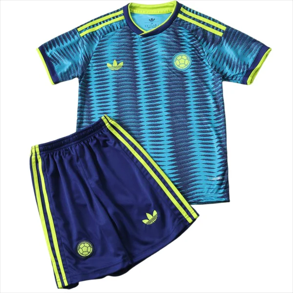 Segunda Conjunto De Niños Colombia 2026 Azul Colombia Niños Conjunto 2026 Segunda Azul - Colombia Niños Barata | tiendasdefutboles