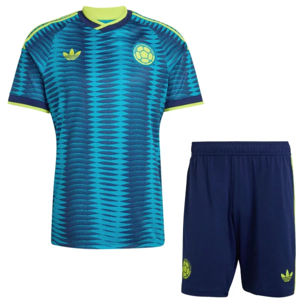 Segunda Conjunto De Niños Colombia 2026 Azul Colombia Niños Conjunto 2026 Segunda Azul - Colombia Niños Barata | tiendasdefutboles