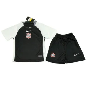 Corinthians Paulista Niños Conjunto 2025 2026 Segunda Negro - Tuta Corinthians Paulista Niños | tiendasdefutboles