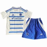 Cruzeiro EC Niños Conjunto 2025 2026 Segunda Blanco - Tuta Cruzeiro EC Niños | tiendasdefutboles