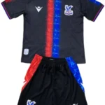 Segunda Conjunto De Niños Crystal Palace 2024 2025 Negro