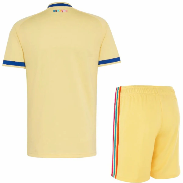 Segunda Conjunto De Niños Curazao 2026 Amarillo Curazao Niños Conjunto 2026 Segunda Amarillo - Curazao Niños Barata | tiendasdefutboles
