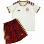 Segunda Conjunto De Niños España 2026 Amarillo Blanco
