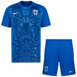 Finlandia Niños Conjunto 2026 Segunda Azul - Finlandia Niños Barata | tiendasdefutboles