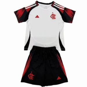 Flamengo Niños Conjunto 2025 2026 Segunda Blanco - Tuta Flamengo Niños | tiendasdefutboles