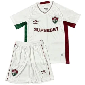 Fluminense Niños Conjunto 2025 2026 Segunda Blanco - Tuta Fluminense Niños | tiendasdefutboles