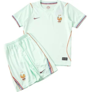 Francia Niños Conjunto 2026 Segunda Verde - Equipacion Francia Niños | tiendasdefutboles