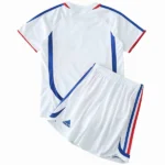 Segunda Conjunto De Niños Francia Retro 2006 Blanco