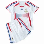Segunda Conjunto De Niños Francia Retro 2006 Blanco