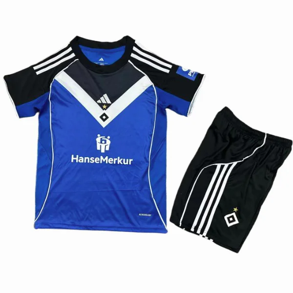 Segunda Conjunto De Niños Hamburgo S.V 2025 2026 Azul Hamburgo S.V Niños Conjunto 2025 2026 Segunda Azul - Tuta Hamburgo S.V Niños | tiendasdefutboles