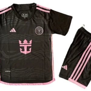 Inter Miami Niños Conjunto 2024 2025 Segunda Negro - Equipacion Inter Miami Niños | tiendasdefutboles