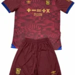 Segunda Conjunto De Niños Ipswich Town 2024 2025 Rojo