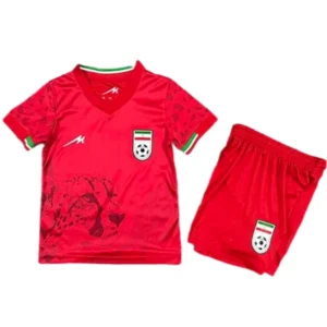 Irán Niños Conjunto 2026 Segunda Rojo - Irán Niños Barata | tiendasdefutboles
