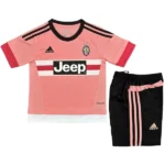 Segunda Conjunto De Niños Juventus Retro 2015 2016 Rosa