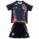 Leicester City Niños Conjunto 2024 2025 Segunda Negro - Tuta Leicester City Niños | tiendasdefutboles