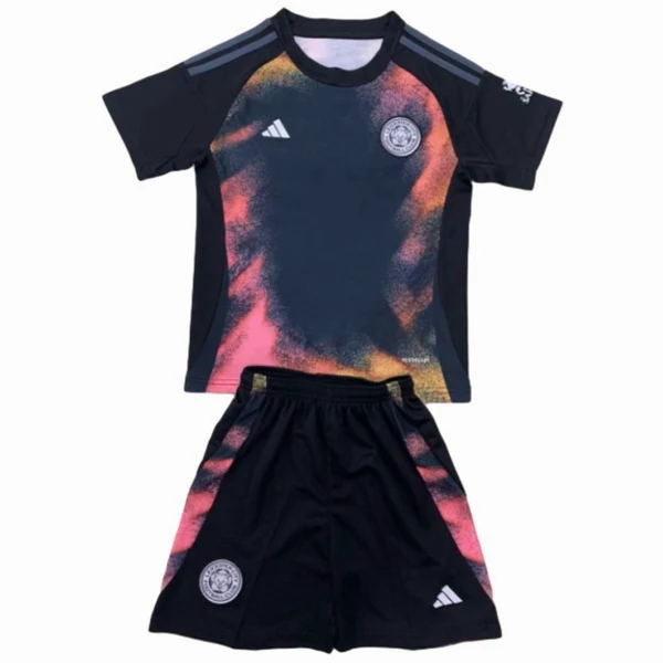 Segunda Conjunto De Niños Leicester City 2024 2025 Negro Leicester City Niños Conjunto 2024 2025 Segunda Negro - Tuta Leicester City Niños | tiendasdefutboles