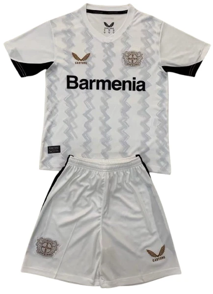 Segunda Conjunto De Niños Leverkusen 2024 2025 Blanco Bayer 04 Leverkusen Niños Conjunto 2024 2025 Segunda Blanco - Tuta Bayer 04 Leverkusen Niños | tiendasdefutboles