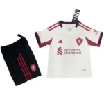 Segunda Conjunto De Niños Liverpool 2025 2026 Amarillo