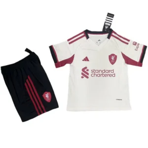 Liverpool Niños Conjunto 2025 2026 Segunda Amarillo - Equipacion Liverpool Niños | tiendasdefutboles