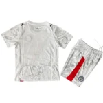 Segunda Conjunto De Niños Manchester City 2025 2026 Blanco