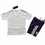 Segunda Conjunto De Niños Manchester United 2025 2026 Blanco