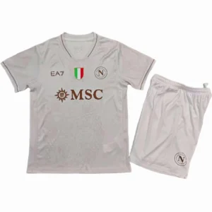 SSC Napoli Niños Conjunto 2025 2026 Segunda Amarillo - Tuta SSC Napoli Niños | tiendasdefutboles