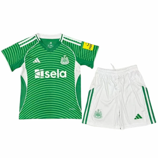 Segunda Conjunto De Niños Newcastle United 2025 2026 Verde Newcastle United Niños Conjunto 2025 2026 Segunda Verde - Tuta Newcastle United Niños | tiendasdefutboles