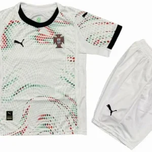 Portugal Niños Conjunto 2025 Segunda Blanco - Equipacion Portugal Niños | tiendasdefutboles