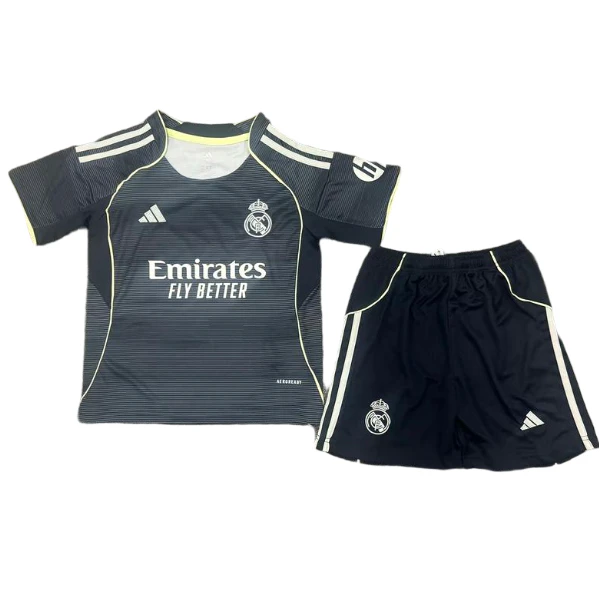Segunda Conjunto De Niños Real Madrid 2025 2026 Azul Real Madrid Niños Conjunto 2025 2026 Segunda Azul - Tuta Real Madrid Niños | tiendasdefutboles