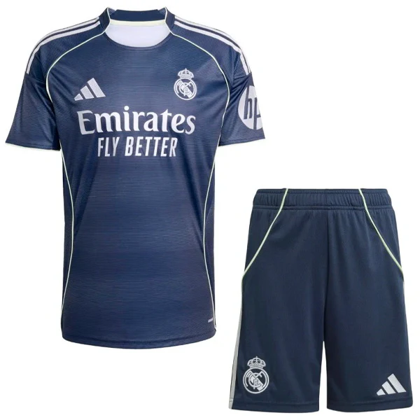 Segunda Conjunto De Niños Real Madrid 2025 2026 Azul Real Madrid Niños Conjunto 2025 2026 Segunda Azul - Tuta Real Madrid Niños | tiendasdefutboles