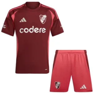 River Plate Niños Conjunto 2024 2025 Segunda Rojo - Tuta River Plate Niños | tiendasdefutboles