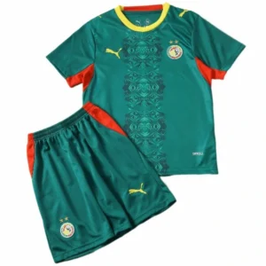 Senegal Niños Conjunto 2026 Segunda Verde - Senegal Niños Barata | tiendasdefutboles