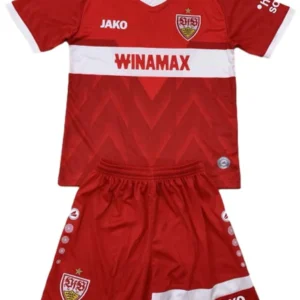 VfB Stuttgart Niños Conjunto 2024 2025 Segunda Rojo - Tuta VfB Stuttgart Niños | tiendasdefutboles
