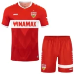 VfB Stuttgart Niños Conjunto 2024 2025 Segunda Rojo - Tuta VfB Stuttgart Niños | tiendasdefutboles