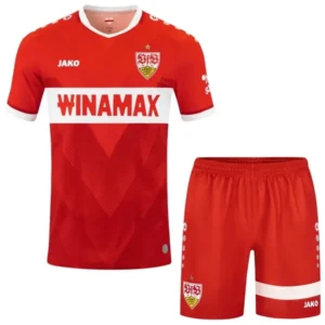 VfB Stuttgart Niños Conjunto 2024 2025 Segunda Rojo - Tuta VfB Stuttgart Niños | tiendasdefutboles