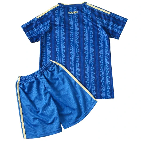 Segunda Conjunto De Niños Suecia 2026 Azul Suecia Niños Conjunto 2026 Segunda Azul - Suecia Niños Barata | tiendasdefutboles