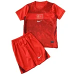 Turquía Niños Conjunto 2026 Segunda Rojo - Turquía Niños Barata | tiendasdefutboles