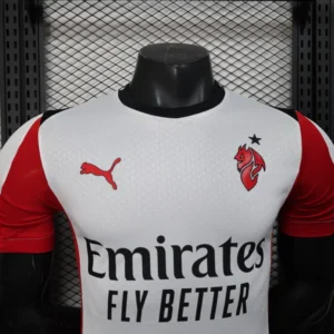 AC Milan Camiseta Edición Jugadores 2025 2026 Segunda Blanca - Camiseta Ac Milan | tiendasdefutboles
